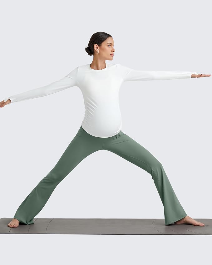 G4Free BareFeel Maternity Flare Leggings - Image 4
