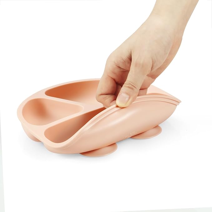 PandaEar 2 Pack Silicone Divided Suction Plates - Image 5