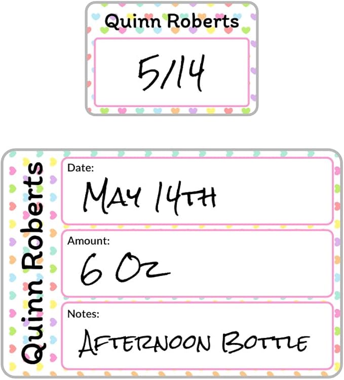 Name Bubbles - Reusable Baby Bottle Labels by NameBubbles