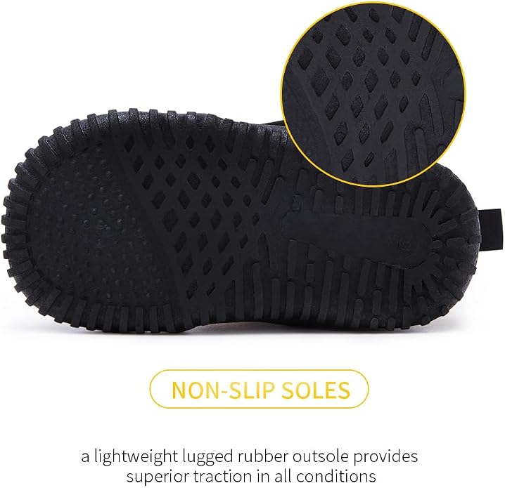 BMCiTYBM Toddler Baby Snow Boots Winter Shoes Boys Girls Cold Weather Baby Faux - Image 5
