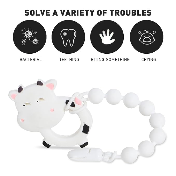 Baby Teething Toys, Food Grade Silicone Teether - Image 3