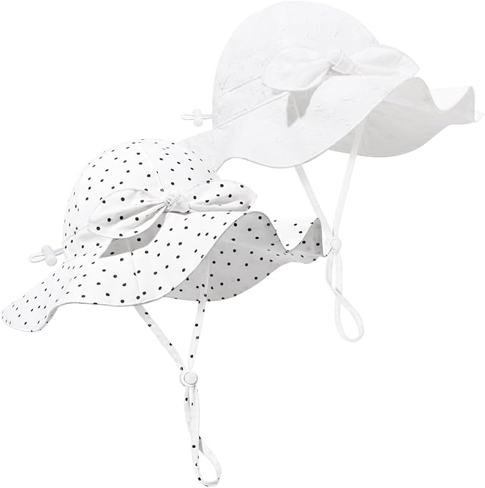 Baby Girl Sun Hat Summer Foldable Beach Hats by Weradau
