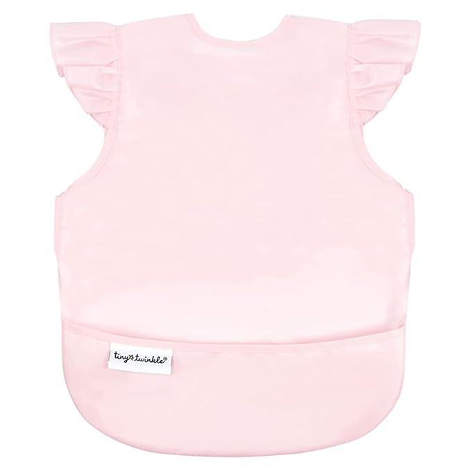 Tiny Twinkle Short Sleeve Apron Baby & Toddler Bib by TinyTwinkle