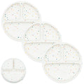 WeeSprout Silicone Divided Plates, 100% Food Grade Silicone Divided Plates by WeeSprout
