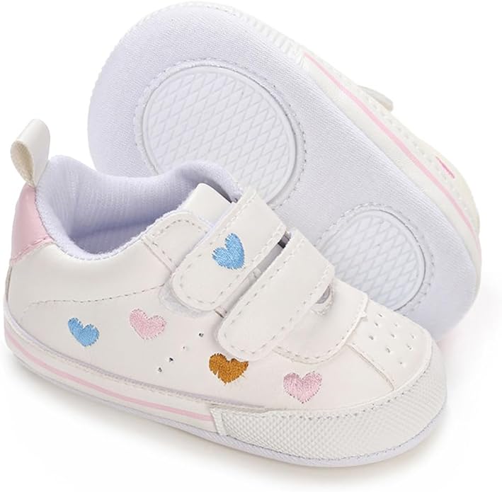Clowora Baby Boys Girls Shoes Non-Slip Rubber Sole Sneakers Infant First by Clowora