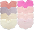 EllieHouse Baby Bibs for Girls Boys 8 Pack Muslin Drool Teeth Drooling Teething by EllieHouseVIPBrandExclusive