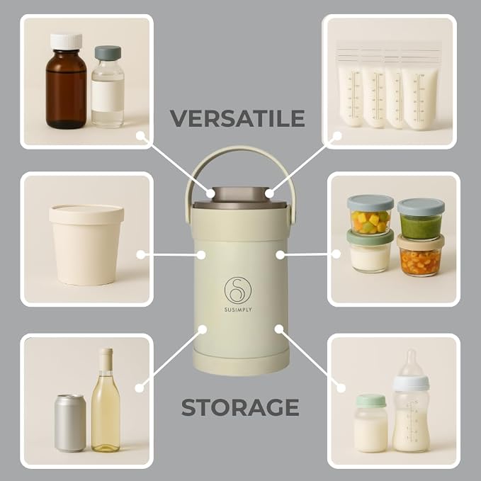 Portable Cooler, Breastmilk Chiller, Large Real-Time Temperature Display - Image 7