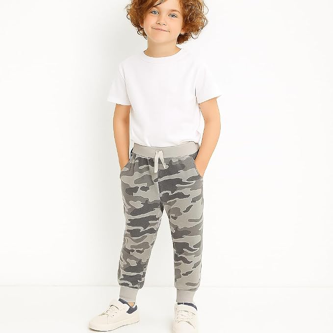 Boys Pants, Toddler 3 Pack Drawstring Elastic Sweatpants Cartoon Active Joggers - Image 6