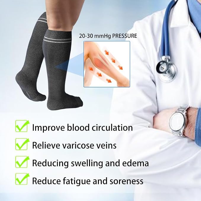 LEVSOX Viscose Made from Bamboo Compression Socks - Image 5