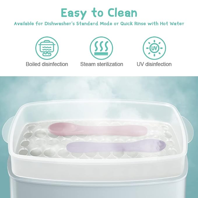 Vicloon Silicone Baby Feeding Spoons, Baby Led Weaning Feeding Supplies - Image 5