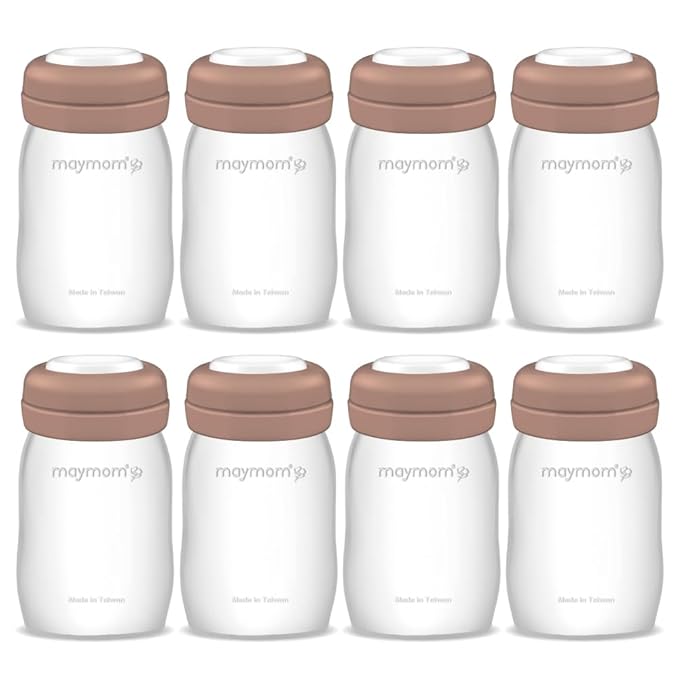 Maymom Wide Neck Breastmilk Collection n Storage Bottle 5.4 oz; Re-markable by Maymom