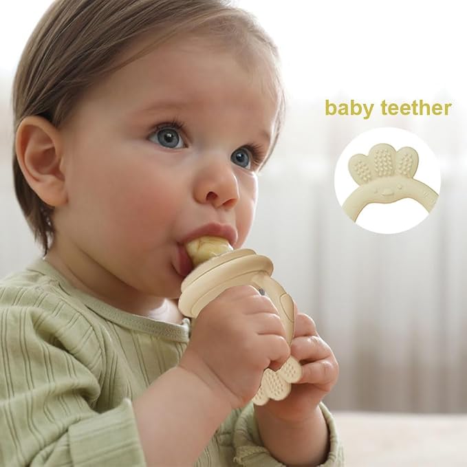 Baby Food Fruit Feeder, Breastmilk Baby Popsicle Molds, Silicone Teether - Image 3