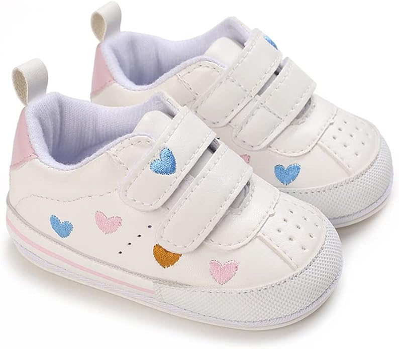 Clowora Baby Boys Girls Shoes Non-Slip Rubber Sole Sneakers Infant First - Image 4