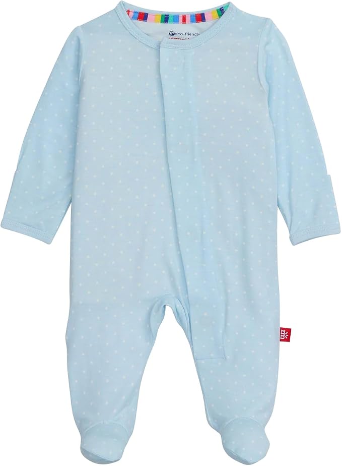 Magnetic Me Boys Modal Magnetic Baby Footie Pajamas | Silky Soft Modal Fabric | by magneticme