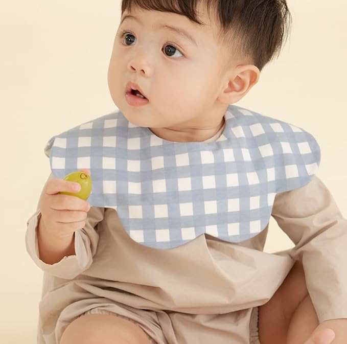 Konny Baby Bibs Set, 360 ​​° Rotate, Soft and Absorbent Bandana Drooling - Image 7