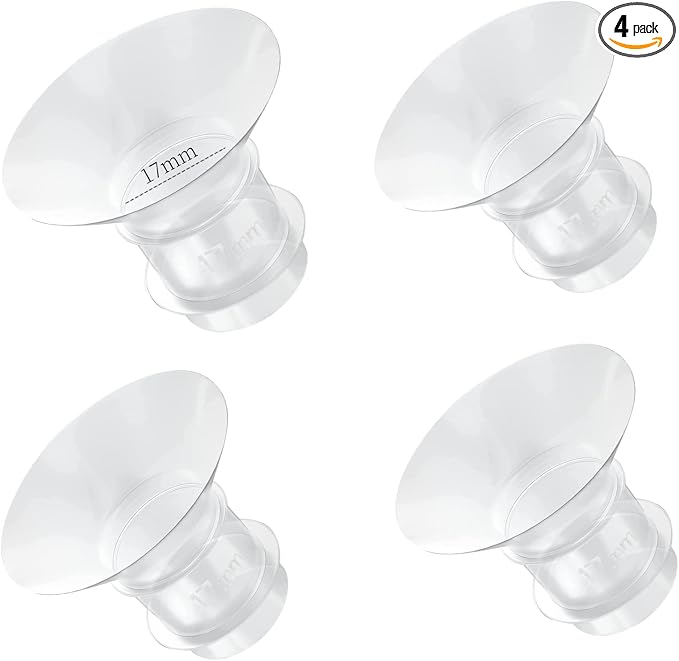 Flange Inserts 17mm for Medela, Spectra 24mm Shields/Flanges, Compatible by Unknown
