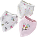 JN&LULU 3 Pack Newborn Baby Bibs Bandana Drool Bibs by JNLULU