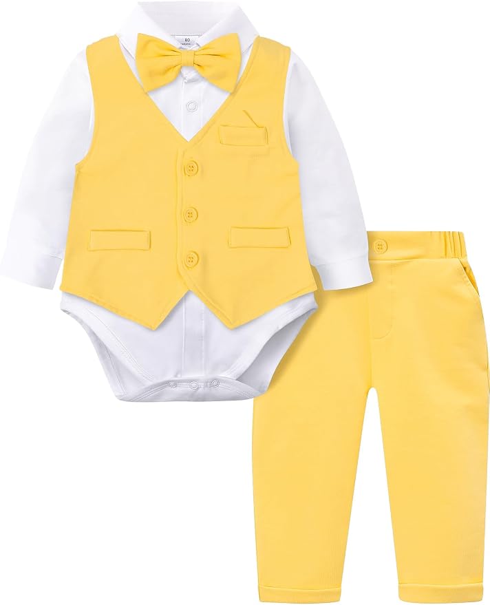 A&J DESIGN Baby Boy Suits Clothes Infant Toddler Formal Gentleman Outfits by AJDESIGN