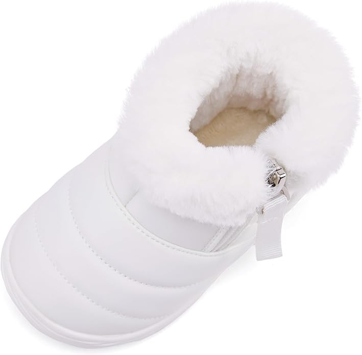 BMCiTYBM Baby Boy Girl Snow Boots Waterproof Winter Warm Booties Nonslip - Image 5