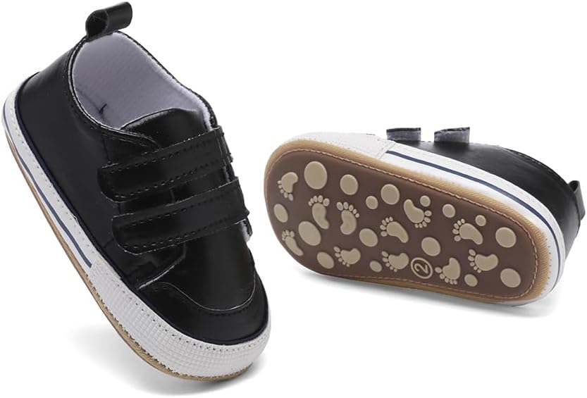 Clowora Baby Boys Girls Shoes Non-Slip Rubber Sole Sneakers Infant First - Image 3