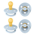 BIBS Pacifiers - Colour 4-Pack | BPA Free Baby Pacifier | Round Nipple Binkies by BIBS