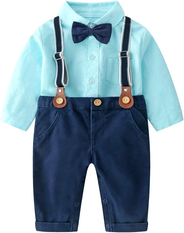 Boarnseorl Baby Boys Pants Sets, Toddler Gentleman Outfits, Infant Long Sleeve - Image 2