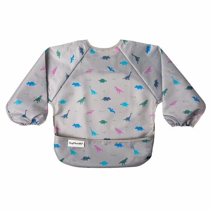 Tiny Twinkle Long Sleeve Bib for Babies & Toddlers – Waterproof Smock Bib for - Image 4