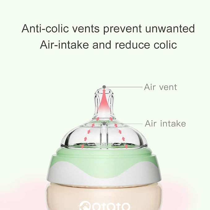 Breast Milk Baby Bottles for Newborn Baby PPSU Anti Colic Infant Bottles Wide - Image 5