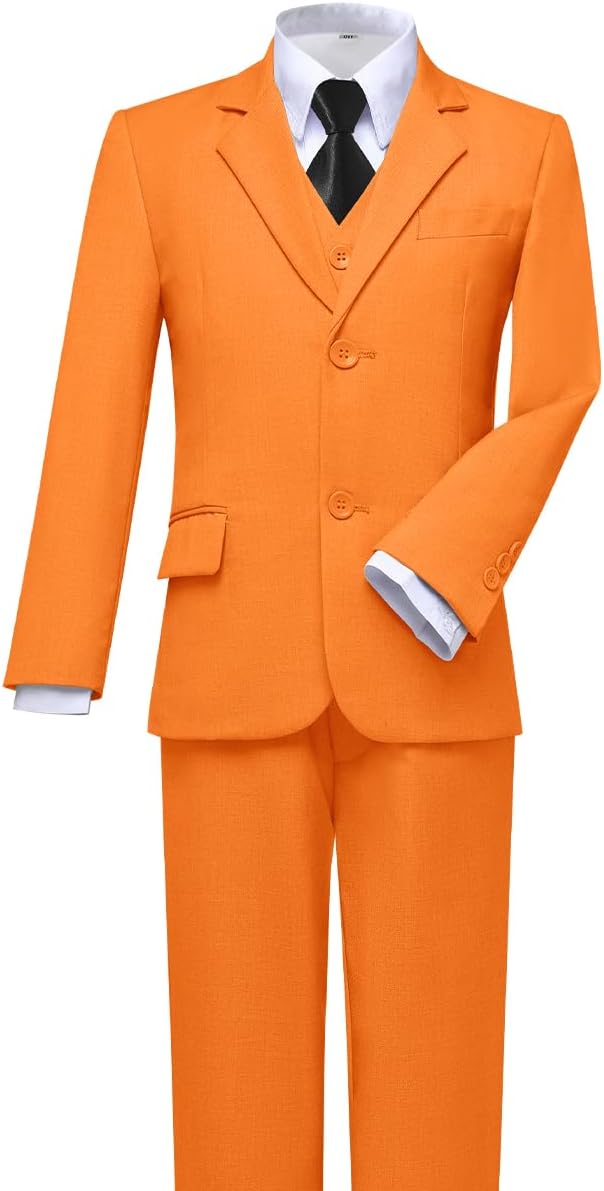 Visaccy Boys Suits Slim Fit Dress Clothes Ring Bearer Outfit - Image 5