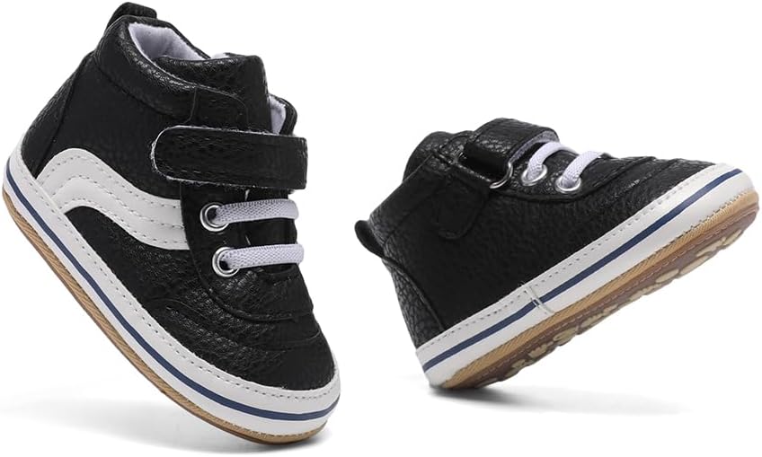 Clowora Baby Boys Girls Shoes Non-Slip Rubber Sole Sneakers Infant First - Image 6