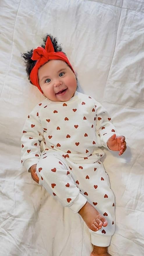 Fernvia Toddler Baby Girl Clothes 3 6 9 12 18 24 Months Fall Outfits Solid Long - Image 2