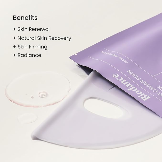 BIODANCE Rejuvenating Caviar PDRN Real Deep Mask, Overnight Hydrogel Mask - Image 4
