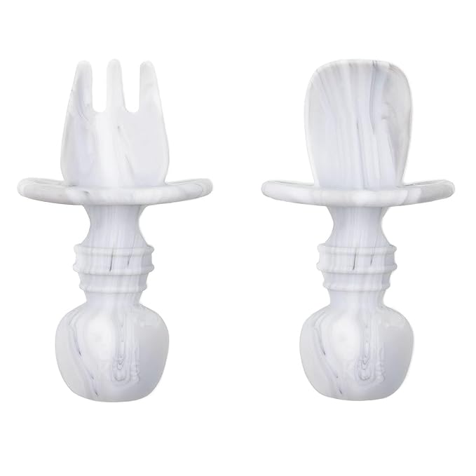 Bumkins Baby Utensils Set, Chewtensils Silicone Spoons by Bumkins