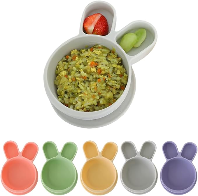 Baby Plates with Suction by Silunity