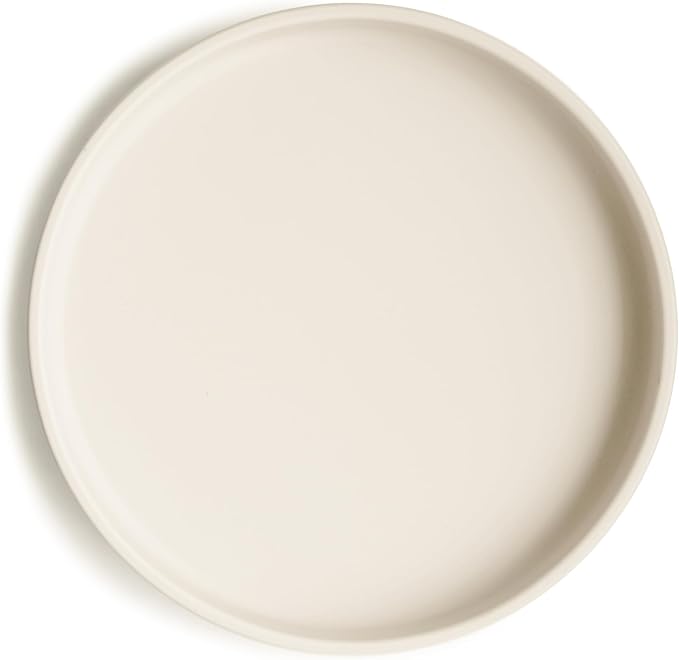 mushie Classic Silicone Suction Plate | BPA-Free Non-Slip Design by mushie