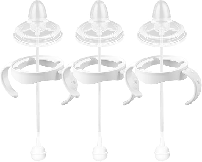 Sippy Cup Conversion Kit for Philips Avent Natural Baby Bottles, Soft Straw top by Unknown