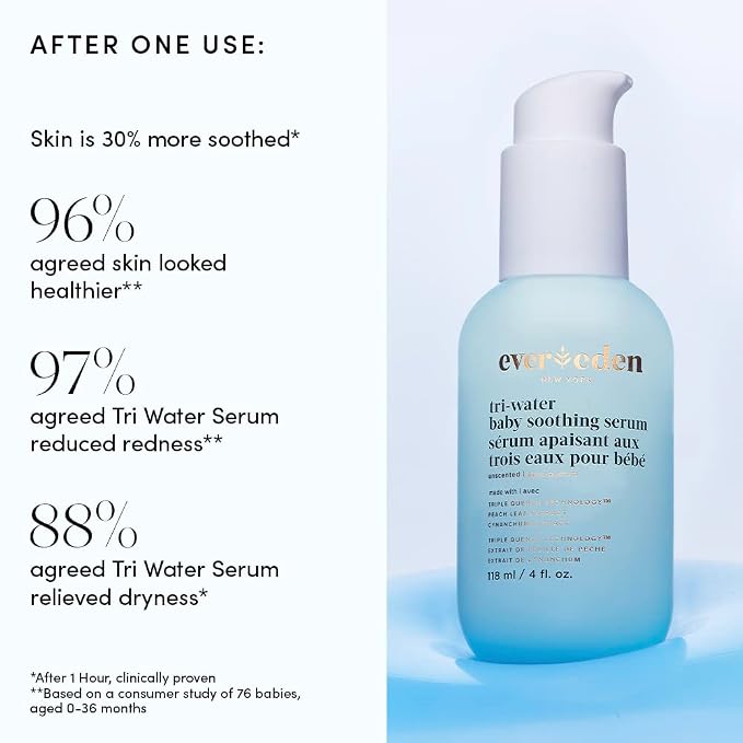 Evereden Tri Water Baby Serum, 4 fl oz. |Clean and Clean Baby Care | Non-toxic - Image 2
