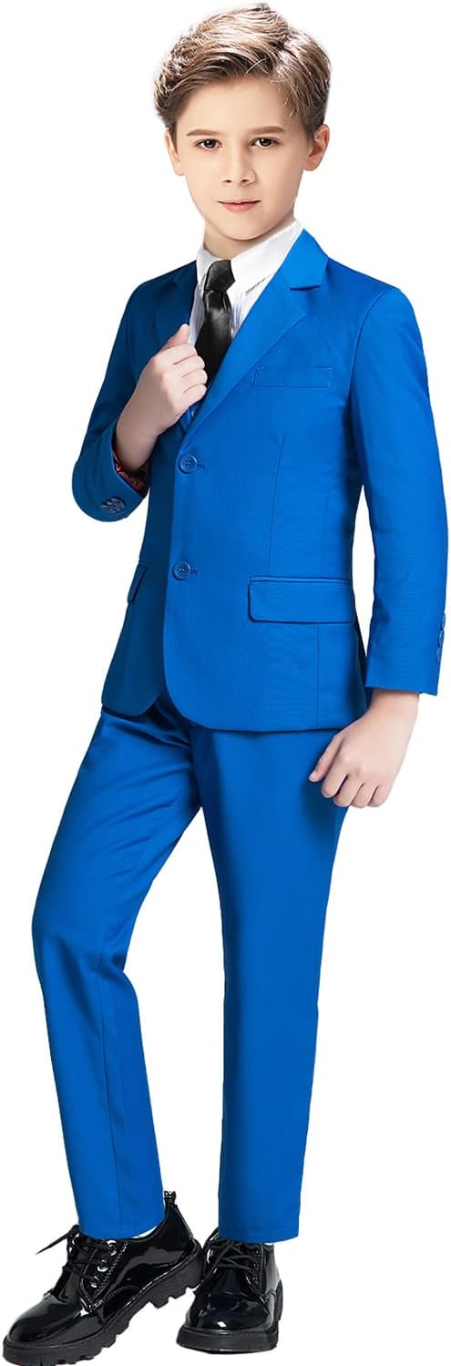 Boys Suit for Kids Tuxedo Suits for Wedding Formal Suit Set Toddler Boy Dress - Image 2