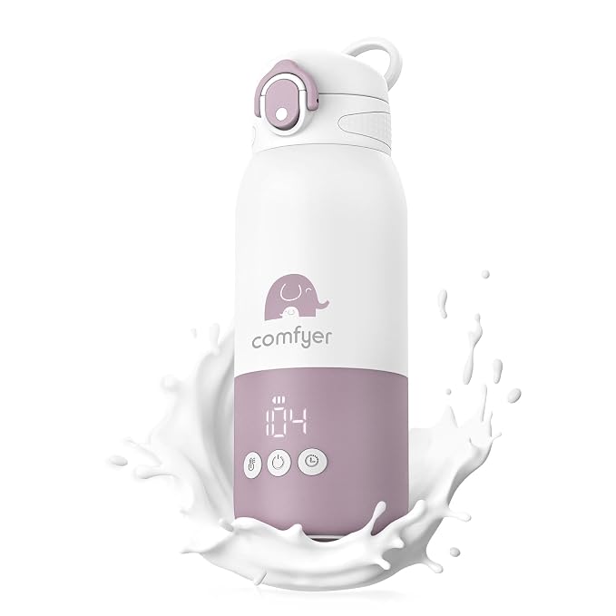 Portable Baby Bottle Warmer for Travel, Portable Milk Warmer by comfyer