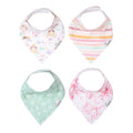 Copper Pearl 4 Pack Soft Cotton Baby Bibs by CopperPearl