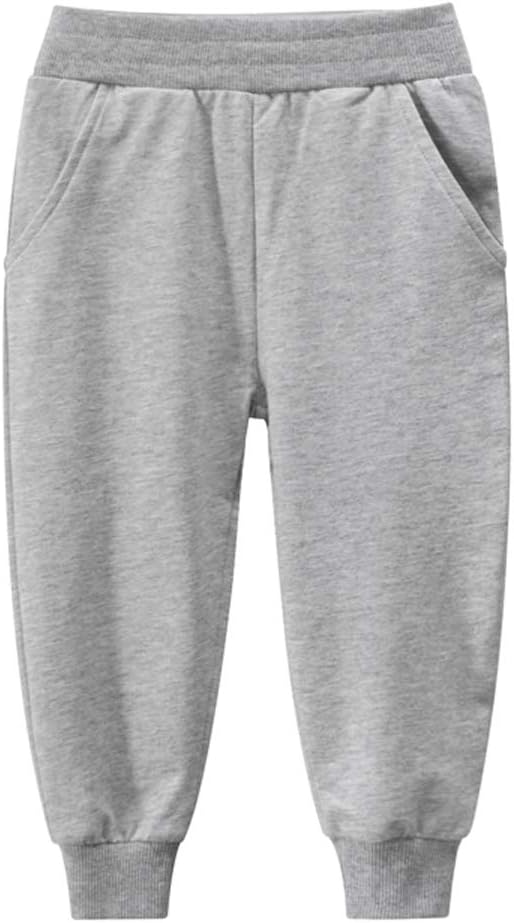 HUAER& Baby Boy's Jogger Pants Dinosaur Car Animal Print Drawstring Elastic - Image 4