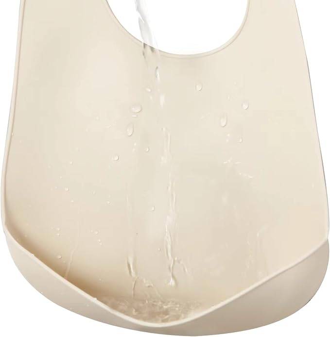 PandaEar 3 Pack Waterproof Silicone Baby Bibs| Super Thin Light Weight Feeding - Image 5