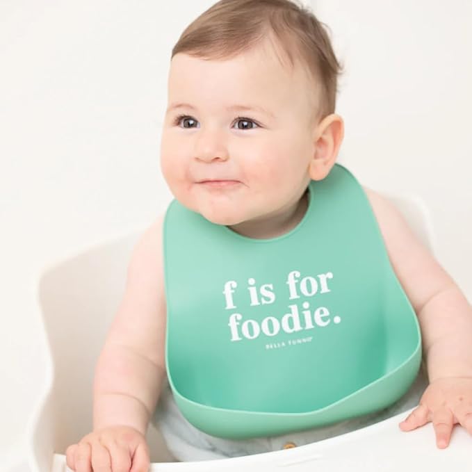 Bella Tunno Baby Bib for Eating, Waterproof Silicone Bib - Image 2