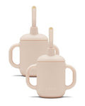 Lalo Little Cup 2-Pack, Non-Toxic Silicone Straw Cup by Lalo