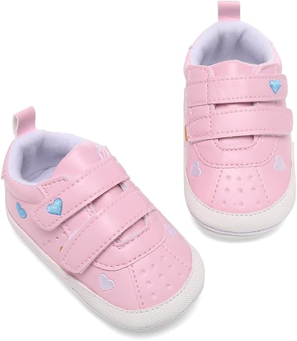 Clowora Baby Boys Girls Shoes Non-Slip Rubber Sole Sneakers Infant First - Image 5