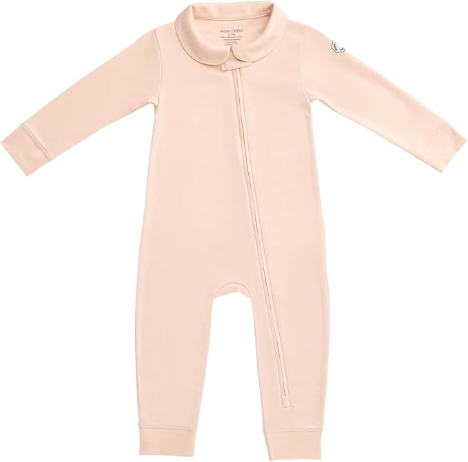 MON CHOU Organic Footless Baby Pajamas – 100% Pima Cotton, Ultra Soft, by MonChou