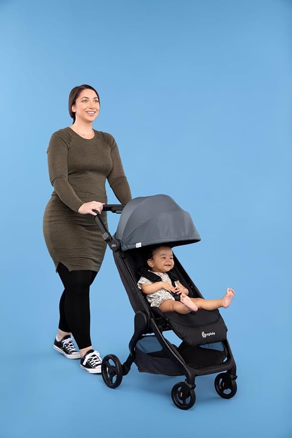 Ergobaby Metro+ Compact Baby Stroller, Lightweight Umbrella Stroller Folds Down - Image 7