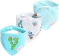 JN&LULU 3 Pack Newborn Baby Bibs Bandana Drool Bibs by JNLULU