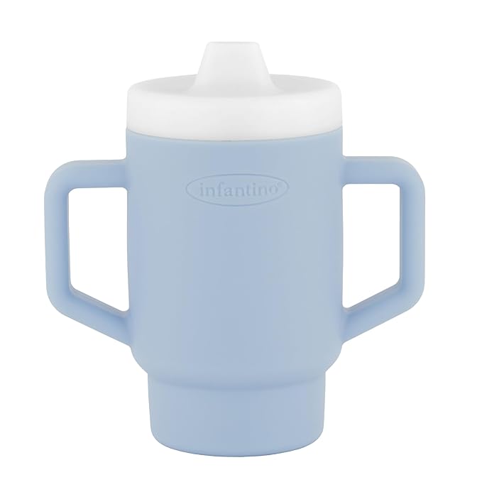 Infantino My 1st Tiny Tumbler, Silicone Sippy Cup by Infantino