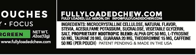 Fully Loaded Alpha Fuel Nootropic Pouches - Image 7